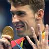 Photo: United States' Michael Phelps celebrates winning t Photo: United States' Michael Phelps celebrates winning t
