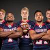 Photo: Members of the Coronado High football team pose fo Photo: Members of the Coronado High football team pose fo