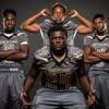 Photo: Members of the Cheyenne High football team pose fo Photo: Members of the Cheyenne High football team pose fo