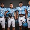 Photo: Members of the Canyon Springs High football team p Photo: Members of the Canyon Springs High football team p