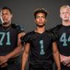Photo: Members of the Silverado High football team pose f Photo: Members of the Silverado High football team pose f