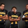Photo: Members of the Clark High football team pose for a Photo: Members of the Clark High football team pose for a