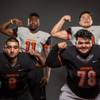 Photo: Members of the Chaparral High football team pose f Photo: Members of the Chaparral High football team pose f