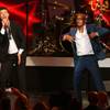 Robin Thicke, left, and T.I. perform "Blurred Lines" at the Grammy Nominations Concert Live! at the Nokia Theatre L.A. Live in Los Angeles in December 2013. Robin Thicke, left, and T.I. perform "Blurred Lines" at the Grammy Nominations Concert Live! at the Nokia Theatre L.A. Live in Los Angeles in December 2013.