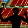 UNLV QB Kurt Palandech (14) tosses the ball during pre-game warmups versus Jackson State game at Sam Boyd Stadium on Thursday, Sept. 1, 2016. UNLV QB Kurt Palandech (14) tosses the ball during pre-game warmups versus Jackson State game at Sam Boyd Stadium on Thursday, Sept. 1, 2016.