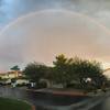 Photo: A fully formed rainbow is seen in Summerlin after Photo: A fully formed rainbow is seen in Summerlin after