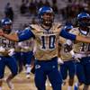 Photo: Sierra Vista QB Oscar Aliaga (10) celebrates with Photo: Sierra Vista QB Oscar Aliaga (10) celebrates with