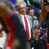 UNLV head coach Marvin Menzies, back, watches during the first half of the team's NCAA college basketball game against Colorado State on Wednesday, Dec. 28, 2016, in Fort Collins, Colo. (AP Photo/David Zalubowski) UNLV head coach Marvin Menzies, back, watches during the first half of the team's NCAA college basketball game against Colorado State on Wednesday, Dec. 28, 2016, in Fort Collins, Colo. (AP Photo/David Zalubowski)