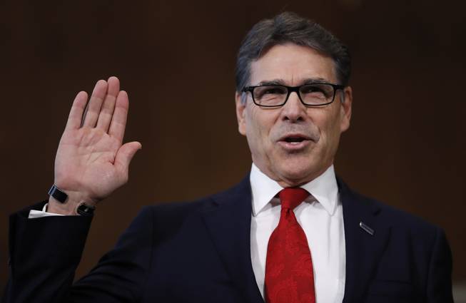 Perry tells senators he did not write Trump energy budget