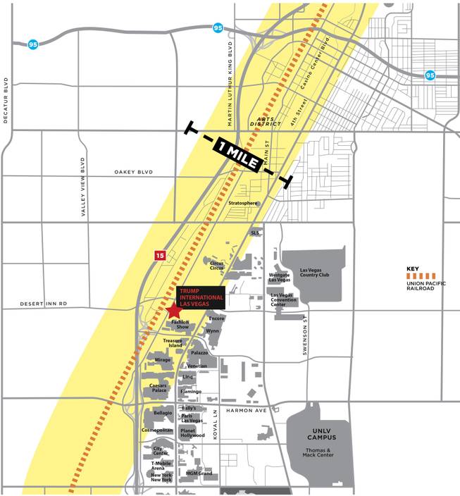 Yellow represents the area that would receive routine radiation from rail shipments of radioactive material. This area shown is just a portion of the entire affected route. Within this area (along the entire route in the valley) live an estimated 220,225 residents, according to the most recent data available — a 2010 census.