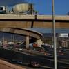 Photo: Traffic flows smoothly on the first morning of The Photo: Traffic flows smoothly on the first morning of The