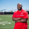 Former UNLV football player Jamaal Brimmer poses for a portait on the training field at UNLV, Wed. April 19, 2017. Former UNLV football player Jamaal Brimmer poses for a portait on the training field at UNLV, Wed. April 19, 2017.