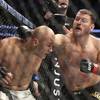 Photo: Stipe Miocic, lands a right against Junior Dos San Photo: Stipe Miocic, lands a right against Junior Dos San