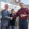 Photo: Retired Air Force Col. Steve Seroka, left, and the Photo: Retired Air Force Col. Steve Seroka, left, and the
