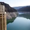 Photo: A view of the bathtub ring at Lake Mead as viewed Photo: A view of the bathtub ring at Lake Mead as viewed