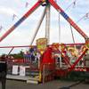 Photo: Authorities stand near the Fire Ball amusement rid Photo: Authorities stand near the Fire Ball amusement rid