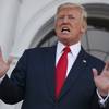 Photo: President Donald Trump speaks to reporters before Photo: President Donald Trump speaks to reporters before