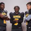 Photo: Members of the Clark High School football team, fr Photo: Members of the Clark High School football team, fr