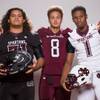 Photo: Members of the Cimarron-Memorial High School footb Photo: Members of the Cimarron-Memorial High School footb