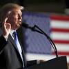 Photo: President Donald Trump speaks at Fort Myer in Arli Photo: President Donald Trump speaks at Fort Myer in Arli
