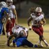 Photo: Liberty's Zyrus Fiaseu (30) finds a hole in the li Photo: Liberty's Zyrus Fiaseu (30) finds a hole in the li