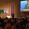 Photo: MGM Resorts CEO Jim Murren addresses wounded veter Photo: MGM Resorts CEO Jim Murren addresses wounded veter