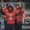 Photo: UNLV running back Lexington Thomas celebrates a to Photo: UNLV running back Lexington Thomas celebrates a to