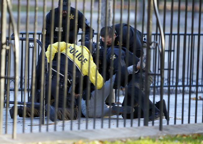 White House fence jumper White House fence jumper