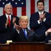 Photo: President Donald Trump gestures as delivers his fi Photo: President Donald Trump gestures as delivers his fi