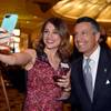Photo: Nev. Gov. Brian Sandoval, right, takes a selfie wi Photo: Nev. Gov. Brian Sandoval, right, takes a selfie wi