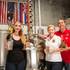 Brandy Strauser Sobanski and her parents Nicholas and Connie Strauser pose for a photo in their family owned distillery, N Scott Distillery, located in Las Vegas, May 18, 2018. Brandy Strauser Sobanski and her parents Nicholas and Connie Strauser pose for a photo in their family owned distillery, N Scott Distillery, located in Las Vegas, May 18, 2018.