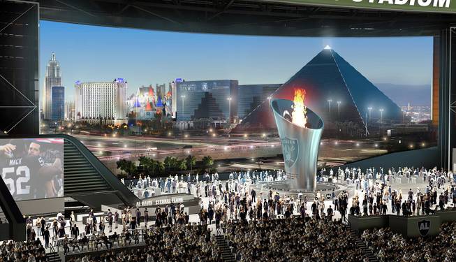 Raiders' Stadium Renderings Raiders' Stadium Renderings