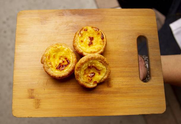 North Premium Outlets shoppers can pick up some Portuguese Egg Tarts at the Pastel De Nata 1881 stand.