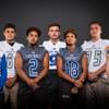 Photo: Members of the Green Valley High football team pos Photo: Members of the Green Valley High football team pos