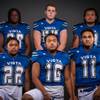 Photo: Members of the Sierra Vista High football team pos Photo: Members of the Sierra Vista High football team pos