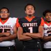 Photo: Members of the Chaparral High football team pose f Photo: Members of the Chaparral High football team pose f