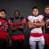 Photo: Members of the Las Vegas High football team pose f Photo: Members of the Las Vegas High football team pose f
