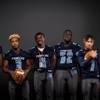 Photo: Members of the Canyon Springs High football team p Photo: Members of the Canyon Springs High football team p