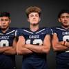 Photo: Members of the Spring Valley High football team po Photo: Members of the Spring Valley High football team po