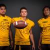 Photo: Members of the Bonanza High football team pose for Photo: Members of the Bonanza High football team pose for