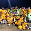 Photo: The Bonanza High football team celebrates after it Photo: The Bonanza High football team celebrates after it