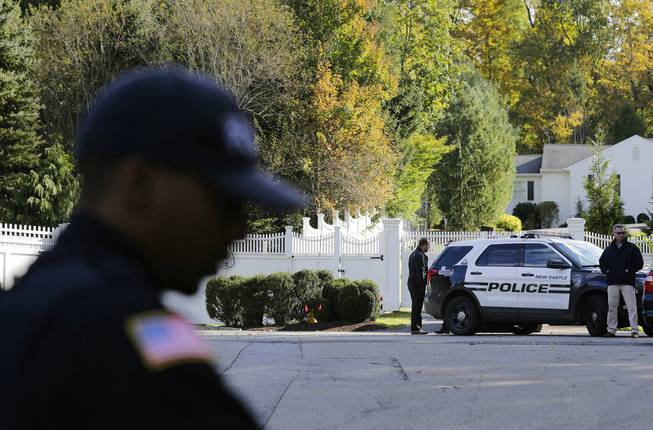 Explosive device found at Clintons' N.Y. home, official says