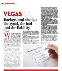 VEGAS INC Current Issue