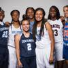 The Las Vegas Sun's Super Seven high school girls basketball team, from left, are Eboni Walker, Daejah Phillips, Melanie Isbell, Taylor Bigby, Jade Thomas, Desi-Rae Young and Georgia Ohiaeri. They are shown at the Sun's Media Day at Red Rock Resort, Oct. 30, 2018. The Las Vegas Sun's Super Seven high school girls basketball team, from left, are Eboni Walker, Daejah Phillips, Melanie Isbell, Taylor Bigby, Jade Thomas, Desi-Rae Young and Georgia Ohiaeri. They are shown at the Sun's Media Day at Red Rock Resort, Oct. 30, 2018.