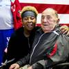 Photo: Joe Rosa poses with Jacquie Cottey at 24 Hour Fitn Photo: Joe Rosa poses with Jacquie Cottey at 24 Hour Fitn