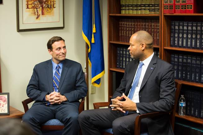 Nev. Attorney General Laxalt and Attorney General-Elect Ford Nev. Attorney General Laxalt and Attorney General-Elect Ford