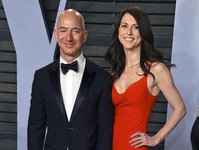 Jeff and MacKenzie Bezos Jeff and MacKenzie Bezos