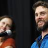 Photo: Travis Kauffman responds to questions during a new Photo: Travis Kauffman responds to questions during a new