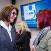 Photo: Sen. Catherine Cortez Masto chats with a guest at Photo: Sen. Catherine Cortez Masto chats with a guest at