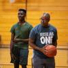 Photo: Coach Kevin Soares is shown during practice at Bon Photo: Coach Kevin Soares is shown during practice at Bon